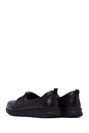Kadın Siyah Deri Comfort Loafer | Derimod