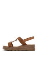 Women's Tan Ankle Strap Sandals | Derimod