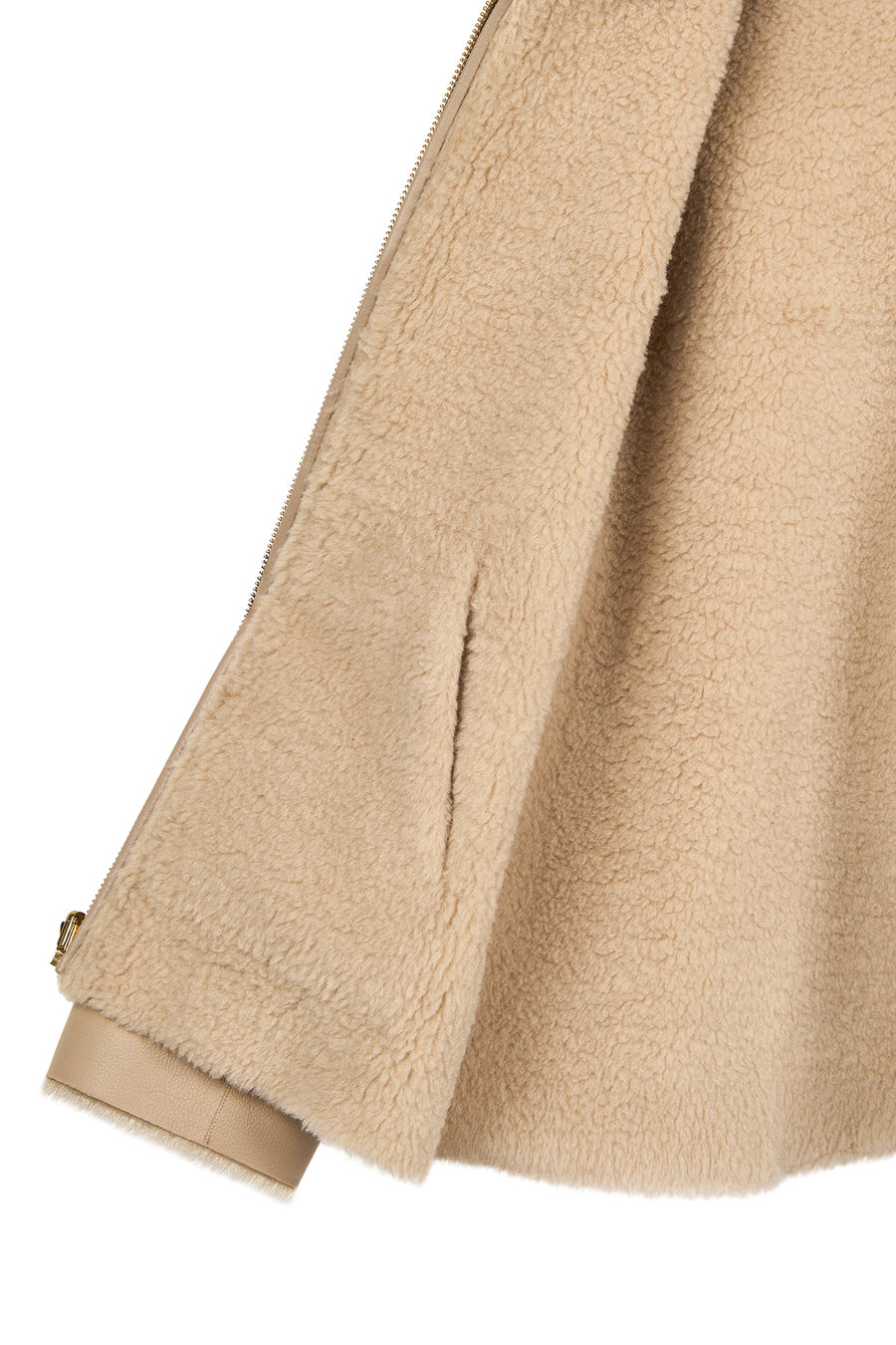 Gardena Women's Beige Reversible Teddy Coat