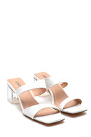 Women's Transparent Heel Detailed Slippers | Derimod