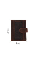 Male Brown Leather Card Holder | Derimod
