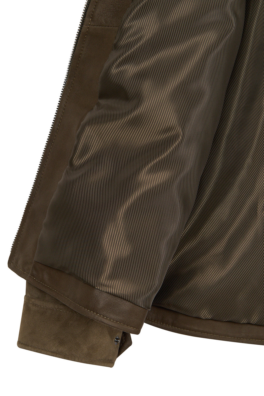 Asensio Male Green Suede Jacket