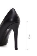 Kadın Siyah Deri Stiletto | Derimod