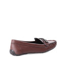 Brown Women's Loafer with Buckle | Derimod