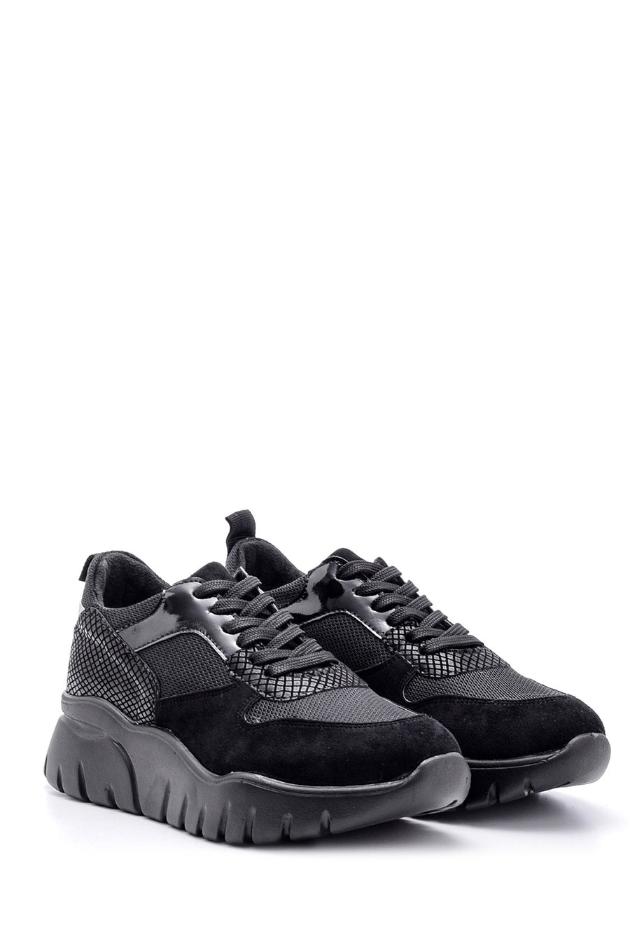 Kadın Süet Detaylı Sneaker