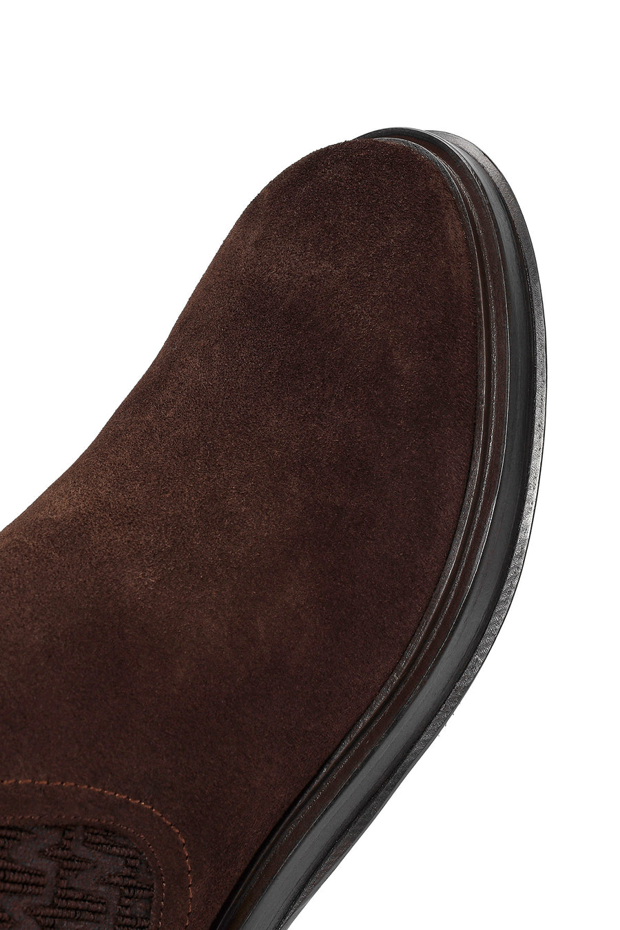 Men's Brown Suede Leather Chelsea Boots