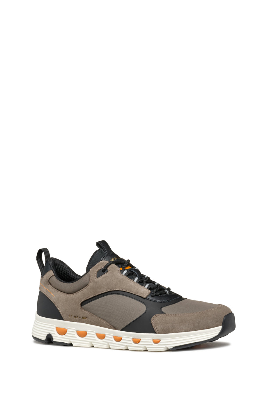 Geox Men's Grey Spherica Ecub-4 Lace-Up Sneaker