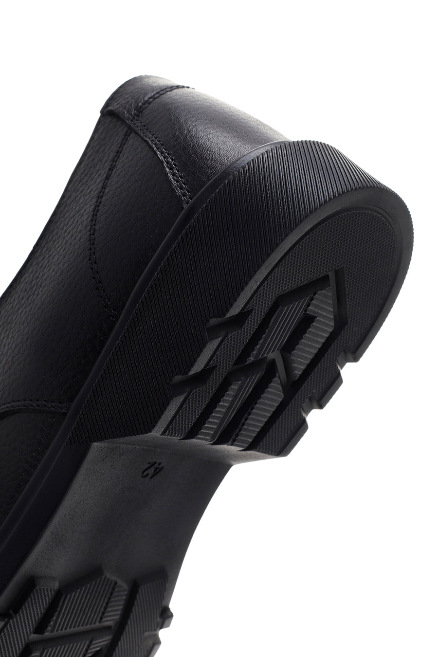 Men's Black Leather Casual Shoes