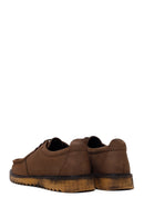 Male Brown Lace-up Nubuck Leather Casual Shoes | Derimod