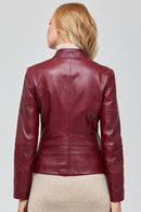 Tania Women's Leather Jacket | Derimod