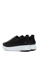 Women's Black Laced Thick Soled Shoes | Derimod