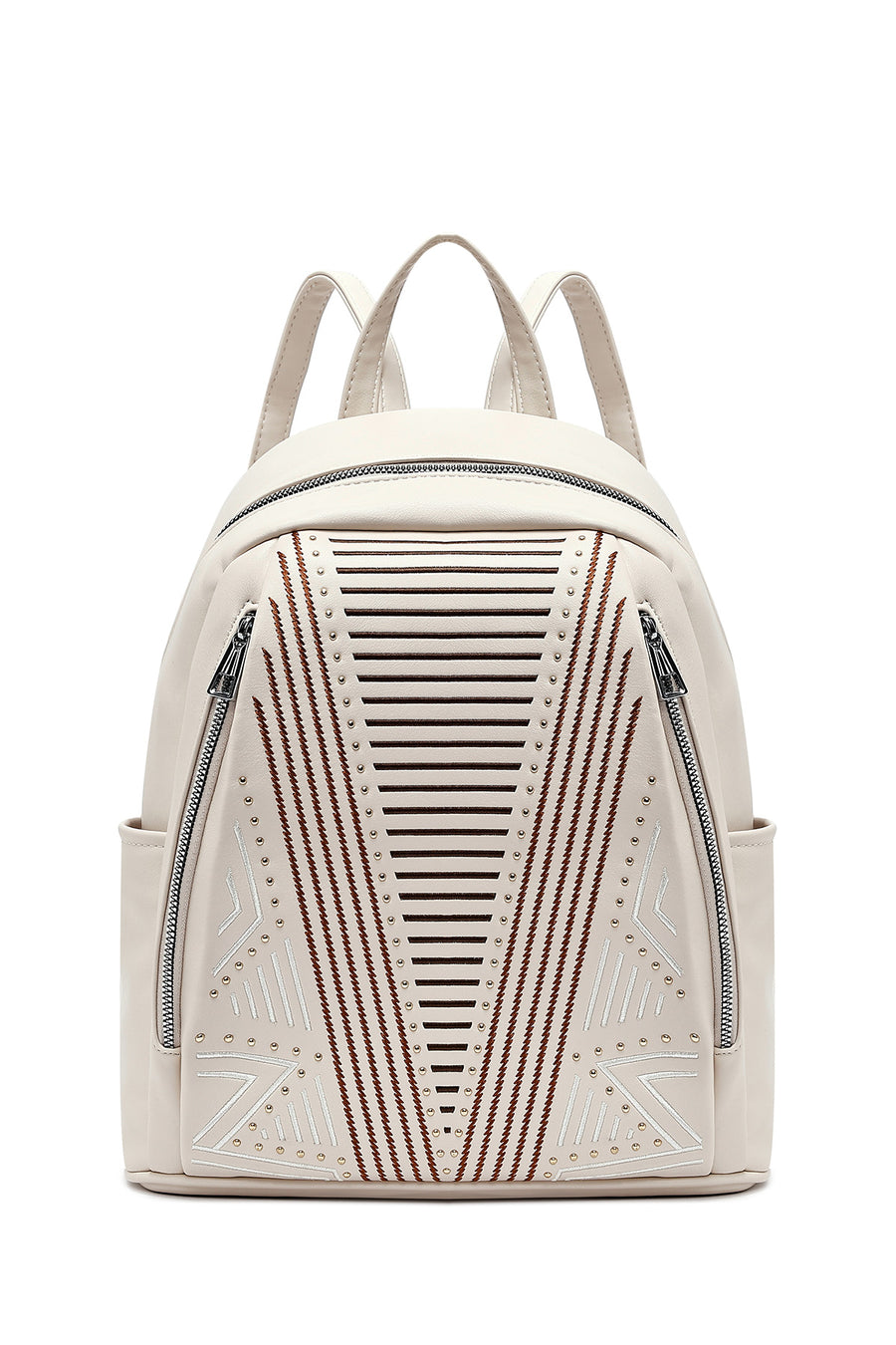 Women's Cream Printed Backpack 25SBD265026 | Derimod