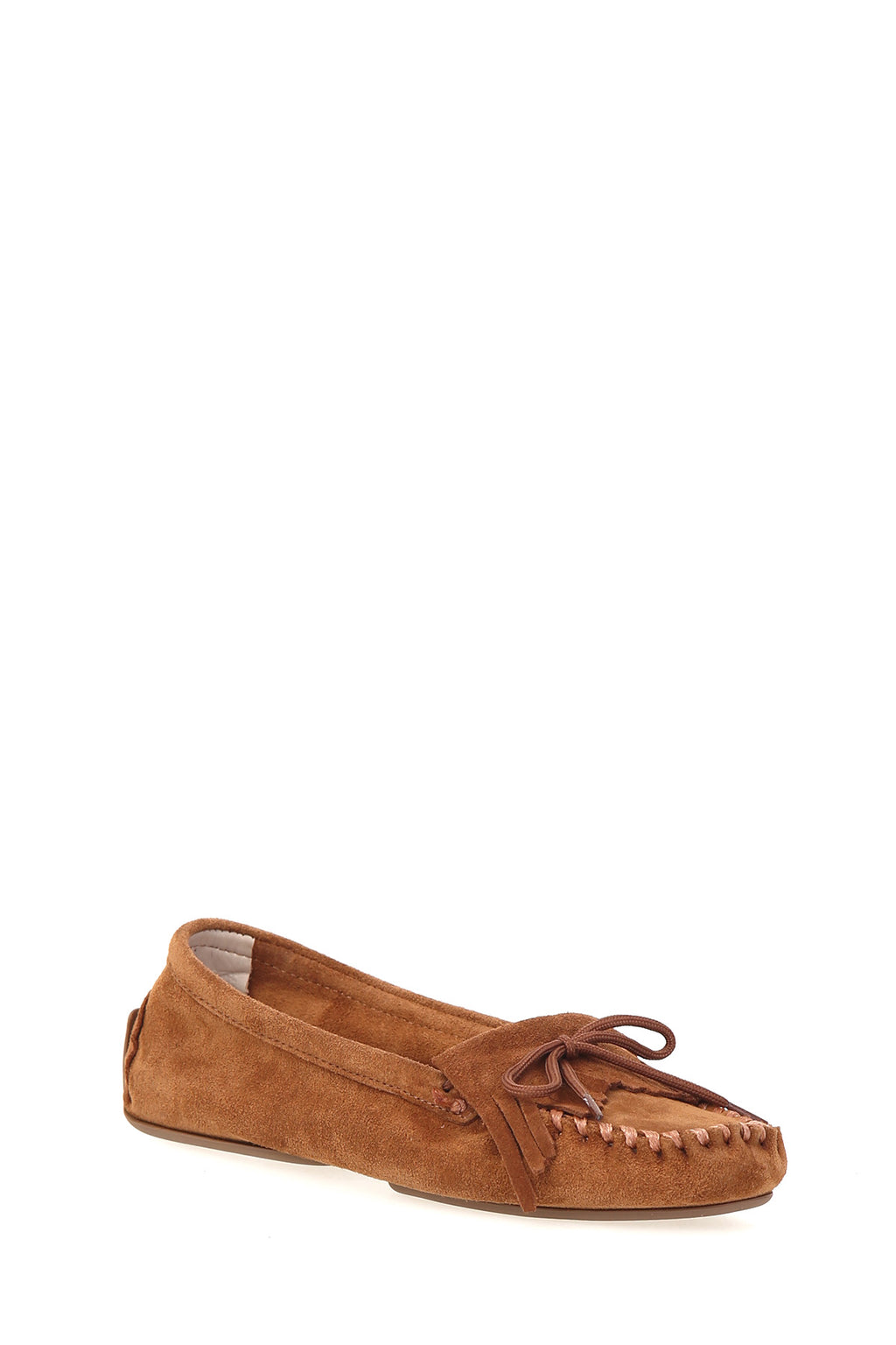 Süet Taba Kadın Deri Loafer