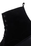 Men's Black Suede Leather Casual Boots | Derimod