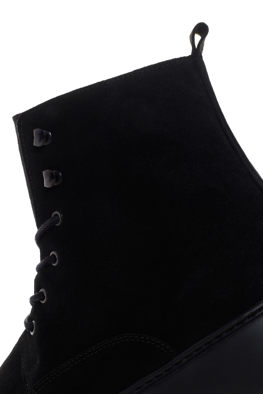 Men's Black Suede Leather Casual Boots