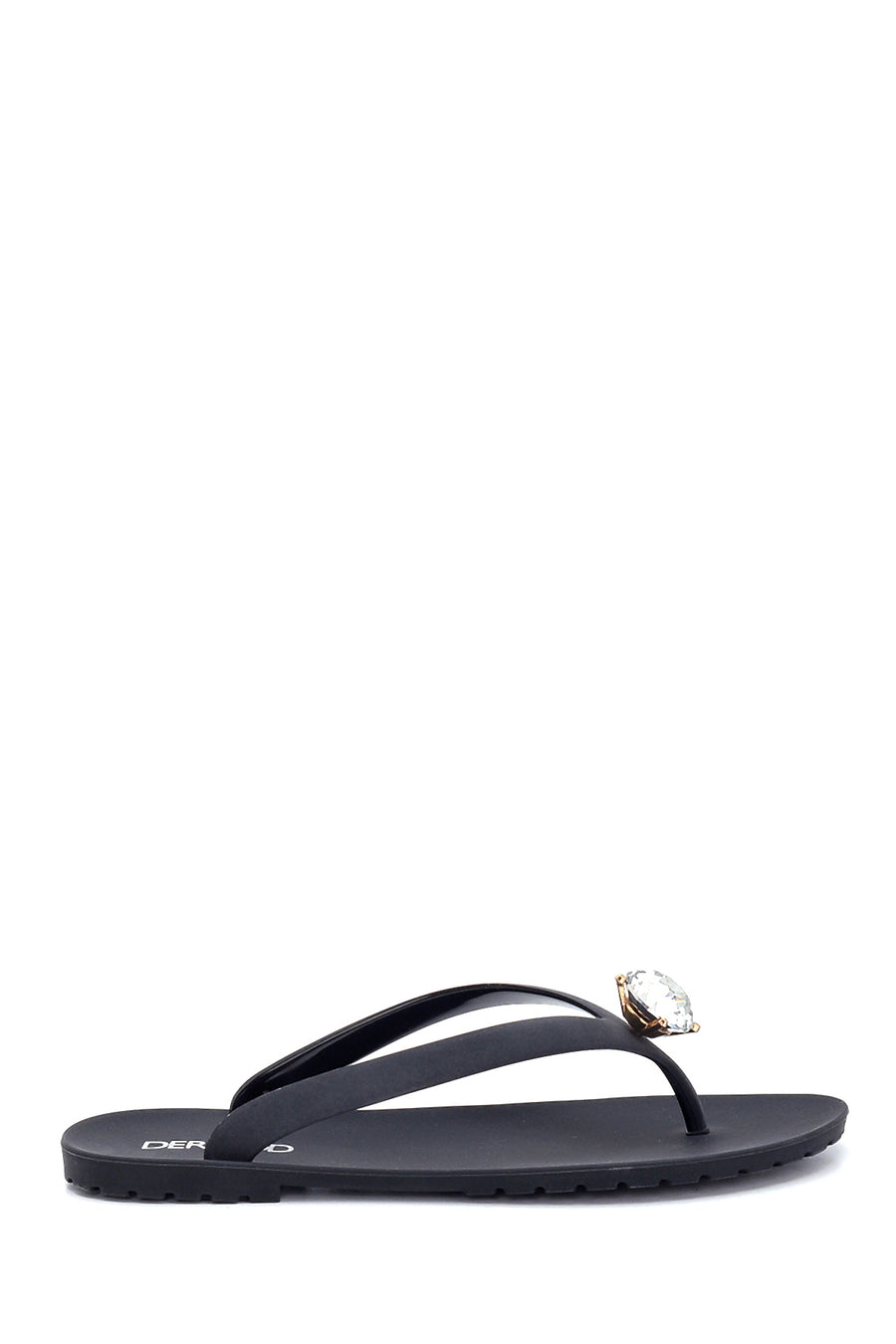 Women's Flip Flops with Stone Detail 21SFE4901PV | Derimod
