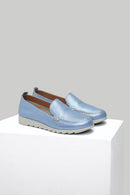 Blue Women's Leather Shoes | Derimod