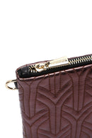 Women's Copper Quilted Portfolio Bag | Derimod