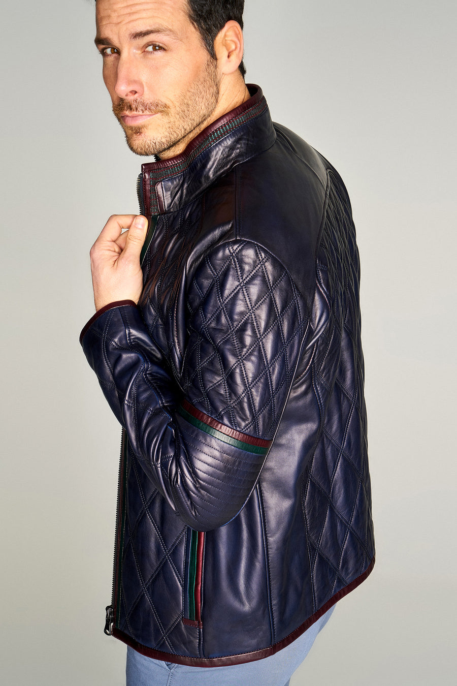 Sergio Men's Leather Jacket 17WGD6265A1 | Derimod