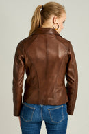 Martha Women's Leather Jacket | Derimod