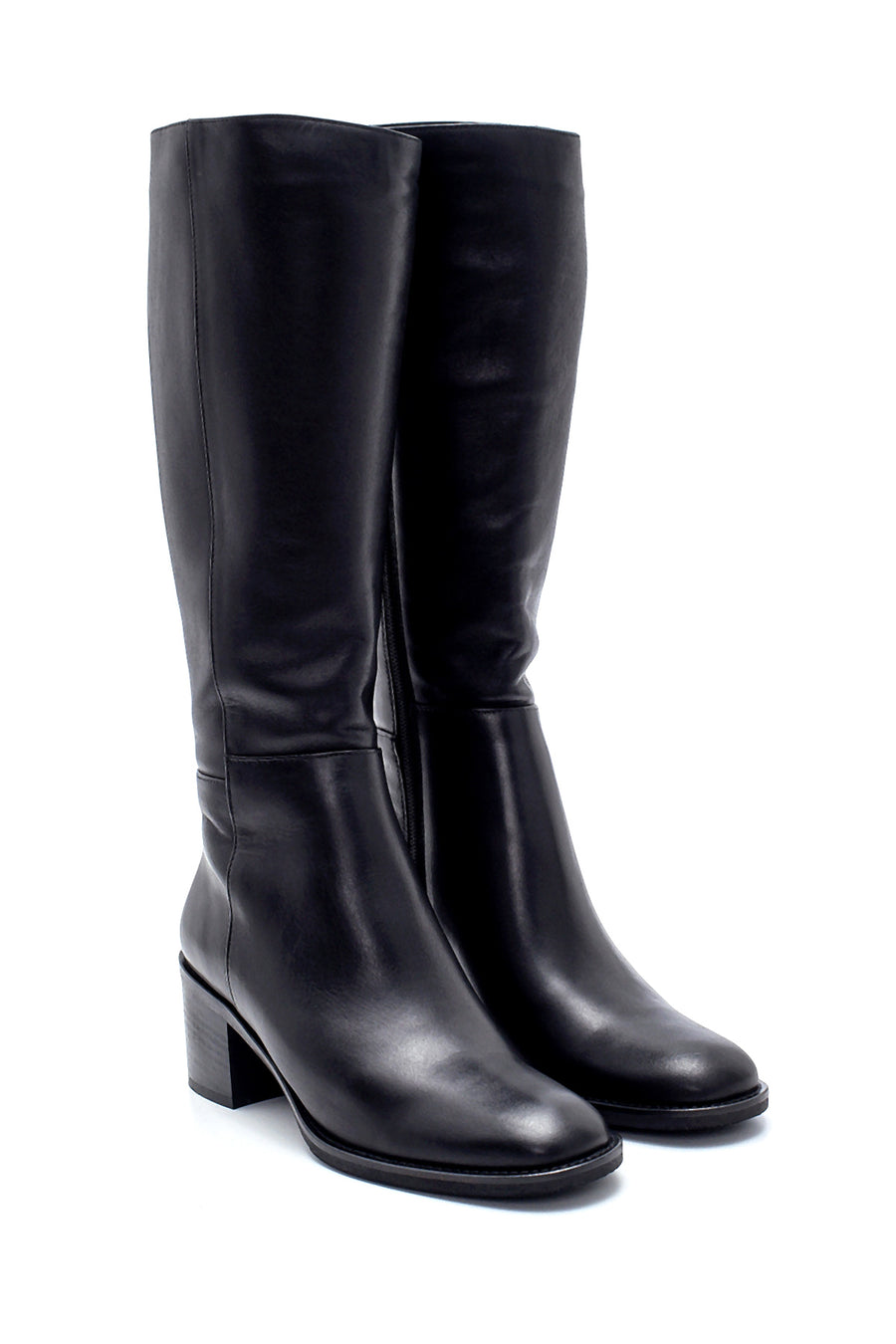 Women's Leather Heeled Boots