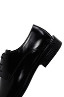 Men's Black Laced Leather Classic Shoes | Derimod