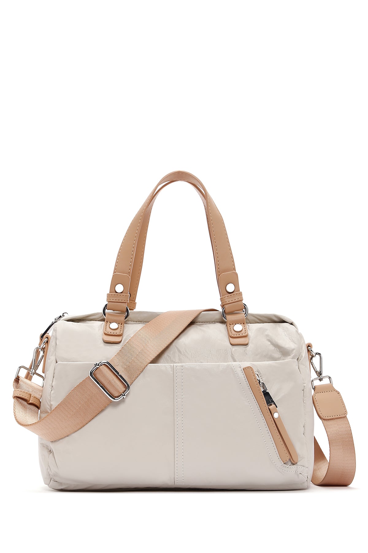 Women's Cream Long Strap Shoulder Bag 24SBD244514 | Derimod