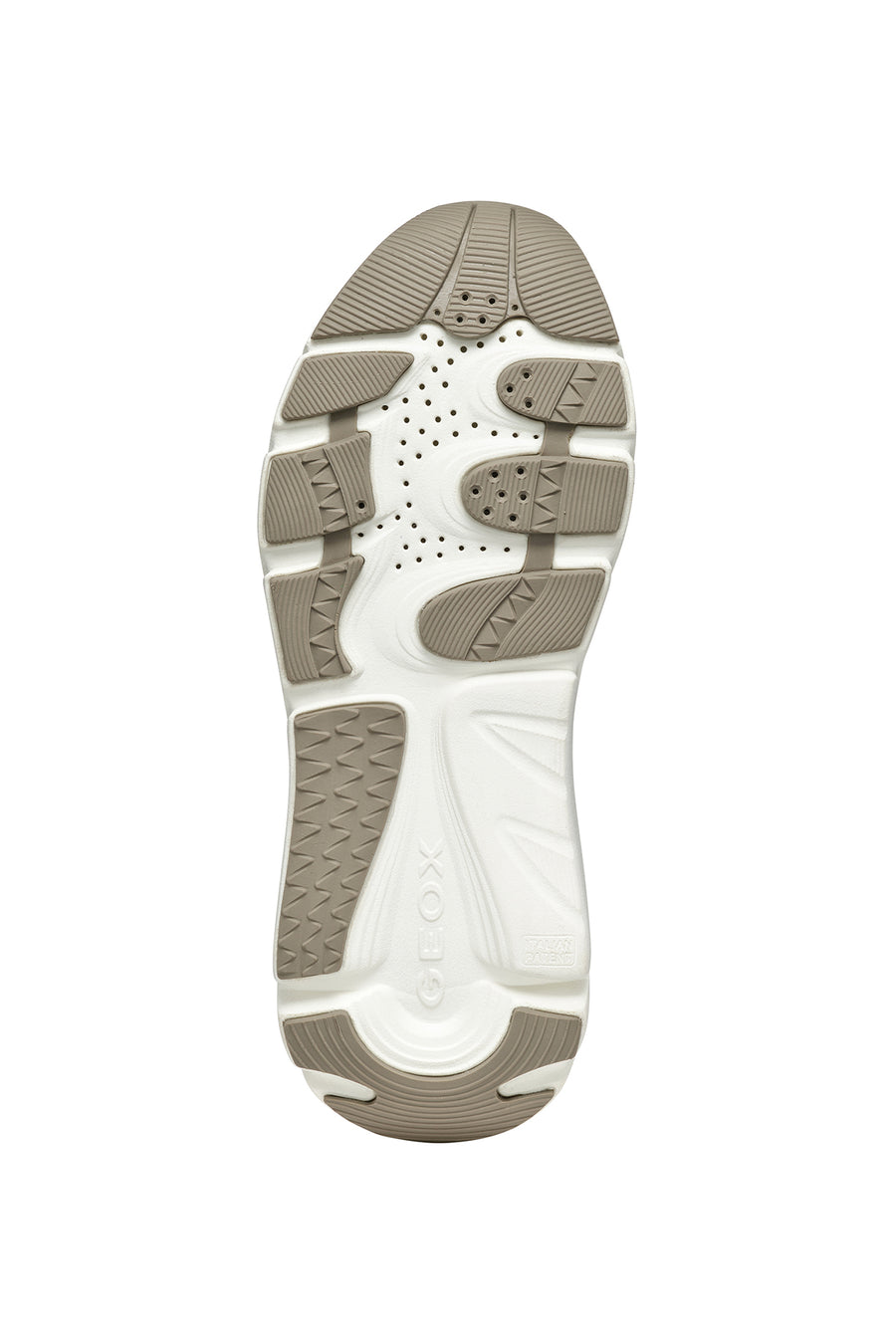 Geox Kadın Beyaz Diamanta Bağcıklı Kalın Tabanlı Süet Deri Spor Sneaker