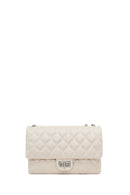 Woman Cream Chain-Strap Quilted Shoulder Bag | Derimod
