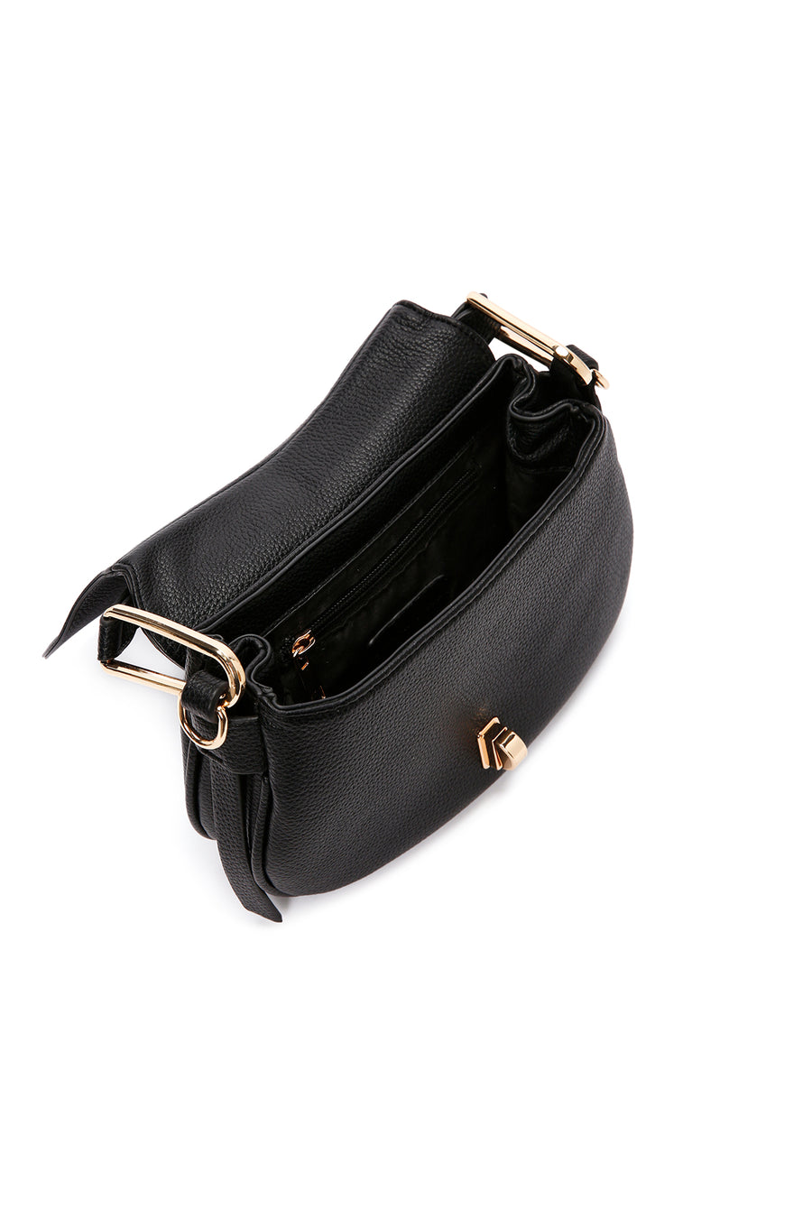 Women's Black Long Strap Shoulder Bag