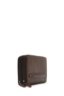 Men's Brown Leather Handbag with Phone Compartment | Derimod