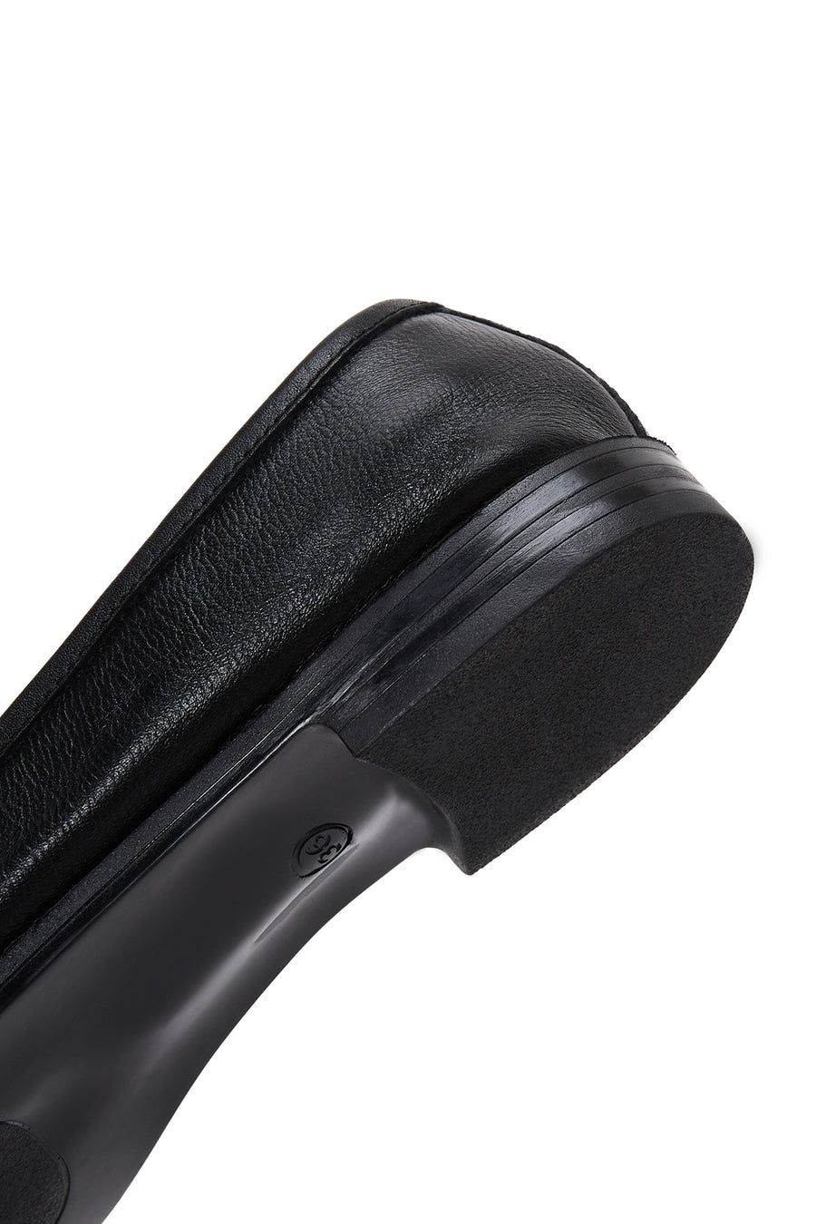 Women's Black Leather Classic Loafer