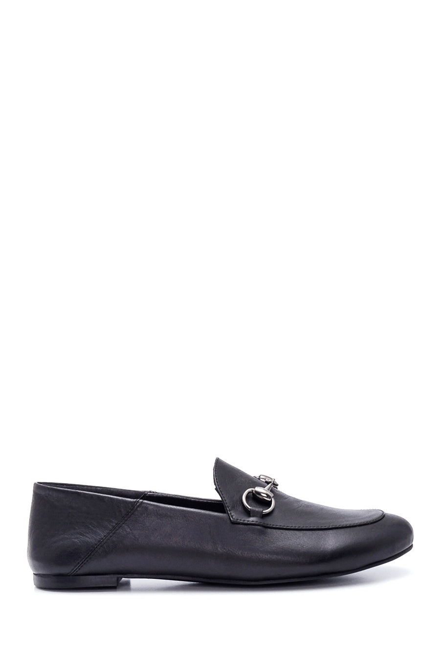 Women's Leather Buckle Loafer 22SFD291018 | Derimod