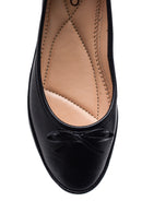 Women's Bow Leather Ballerinas | Derimod