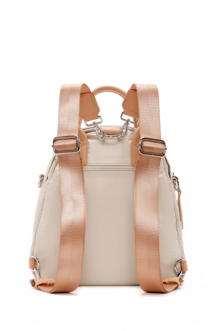 Women's Cream Long Strap Backpack