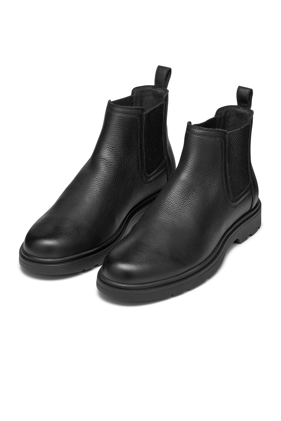 Geox Men's Black Spherica Ec1 Leather Chelsea Boots