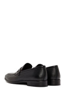 Men's Black Leather Casual Loafer | Derimod