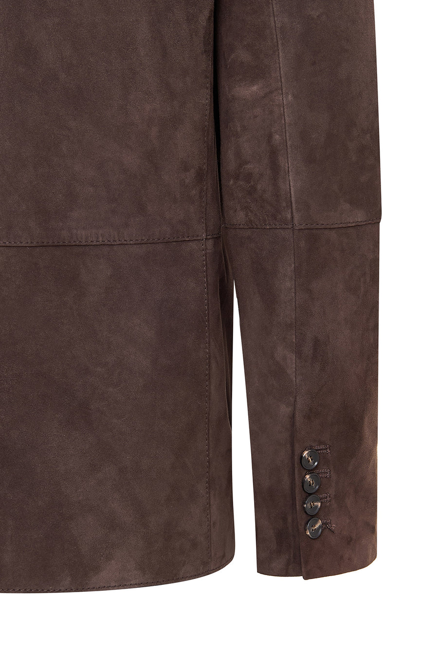 Rodrygo Men's Brown Blazer Suede Leather Jacket