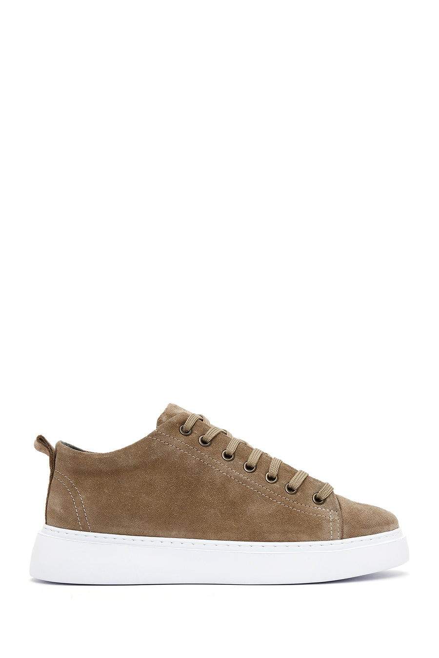 Men's Mink Lace-Up Suede Leather Sneaker 25SFD752110 | Derimod