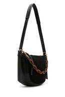 Women's Black Suede Shoulder Bag | Derimod