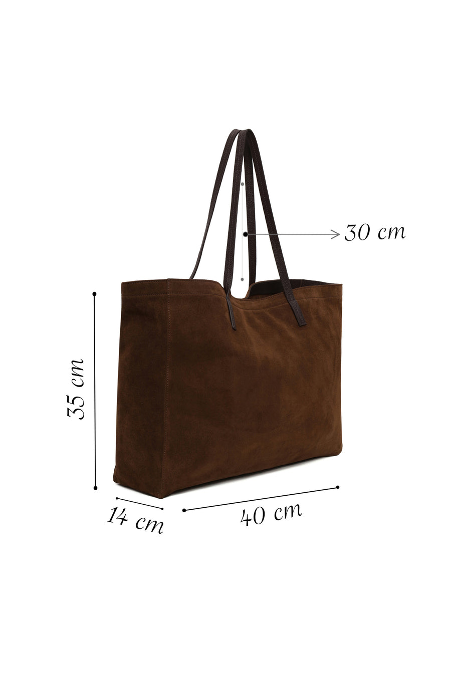 Woman Brown Suede Shoulder Bag