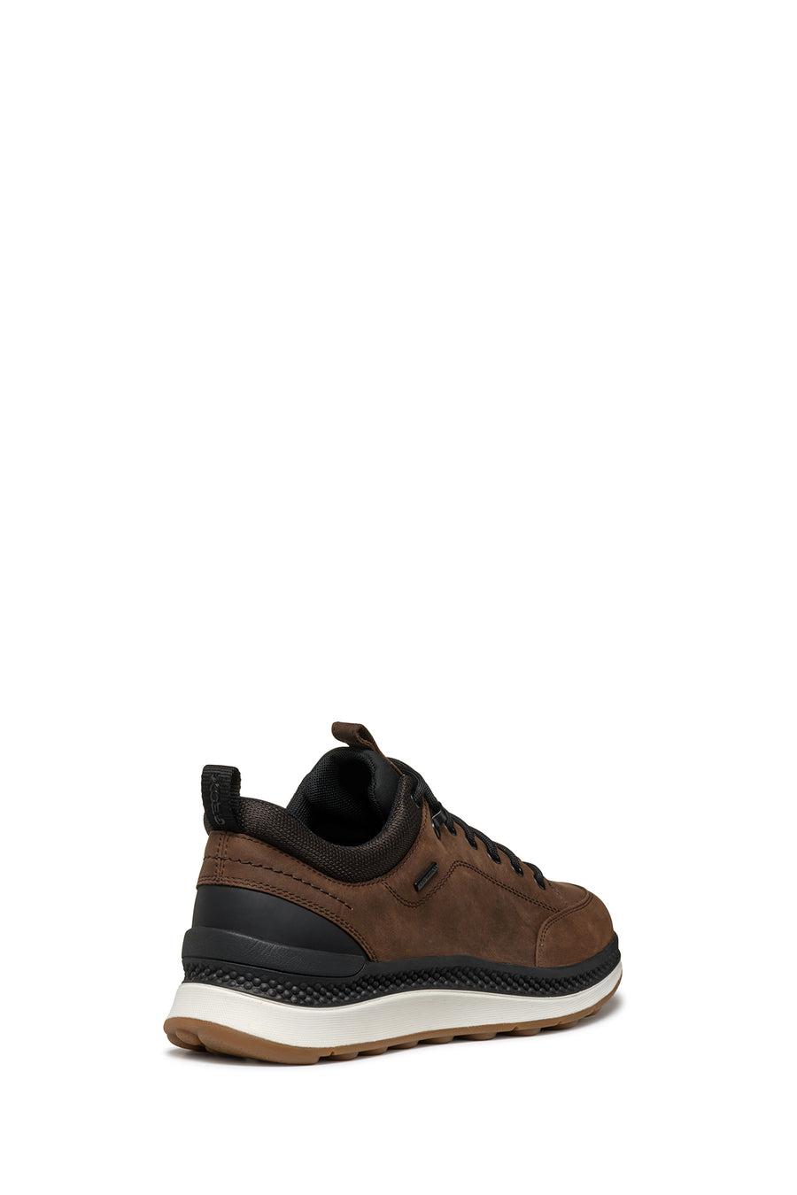 Geox Erkek Kahverengi U Spherica Actif Bağcıklı Waterproof Deri Sneaker