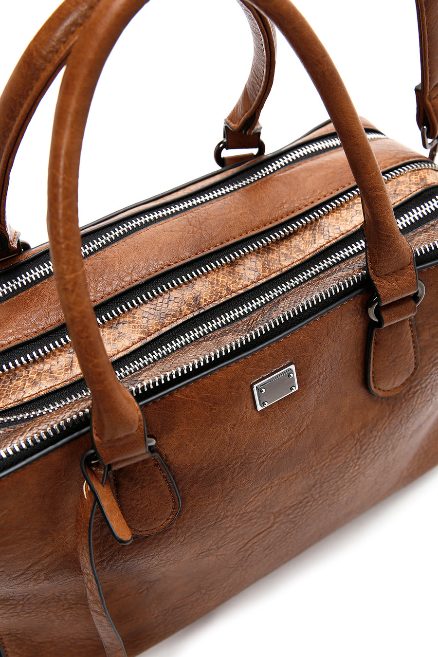 Women's Brown Long Strap Casual Shoulder Bag