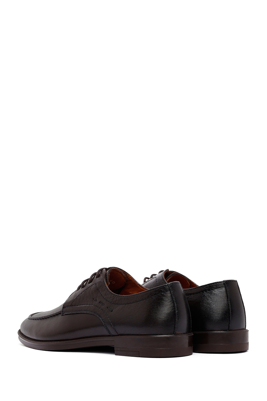 Men's Brown Laced Leather Classic Shoes