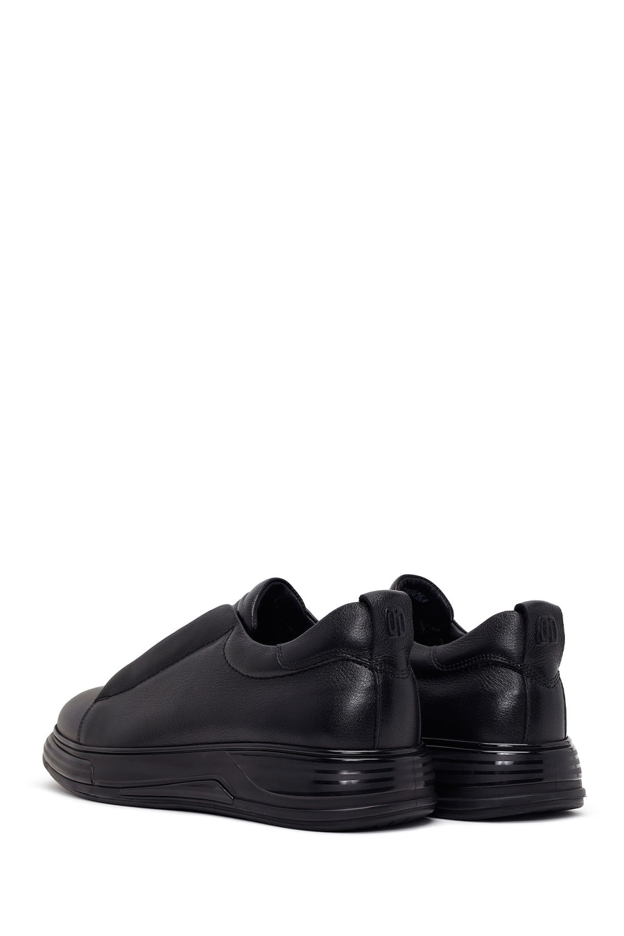 Male Black Leather Sneaker