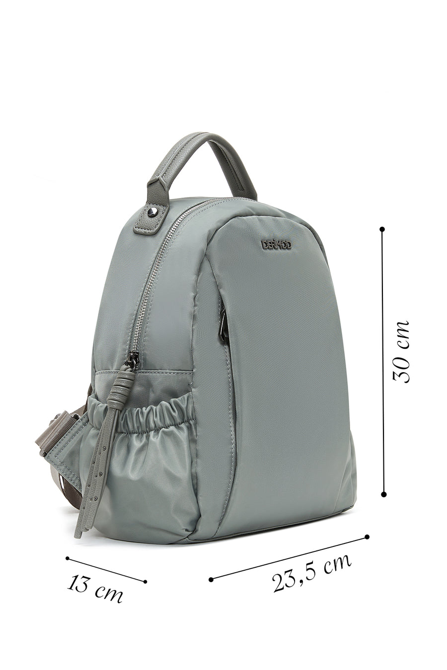 Women's Light Gray Casual Backpack