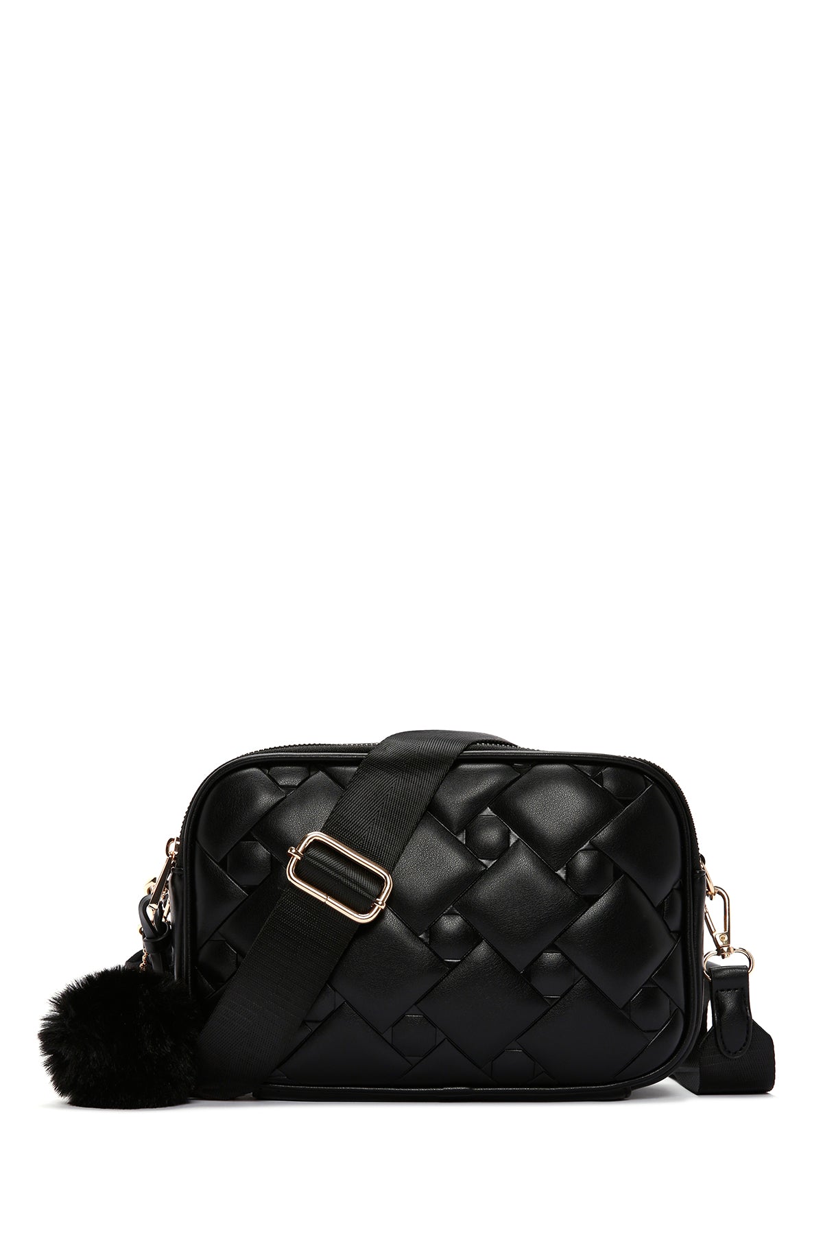 Women's Black Long Strap Quilted Crossbody Bag 24WBD2603KP | Derimod