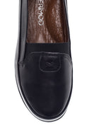 Kadın Siyah Deri Comfort Loafer | Derimod