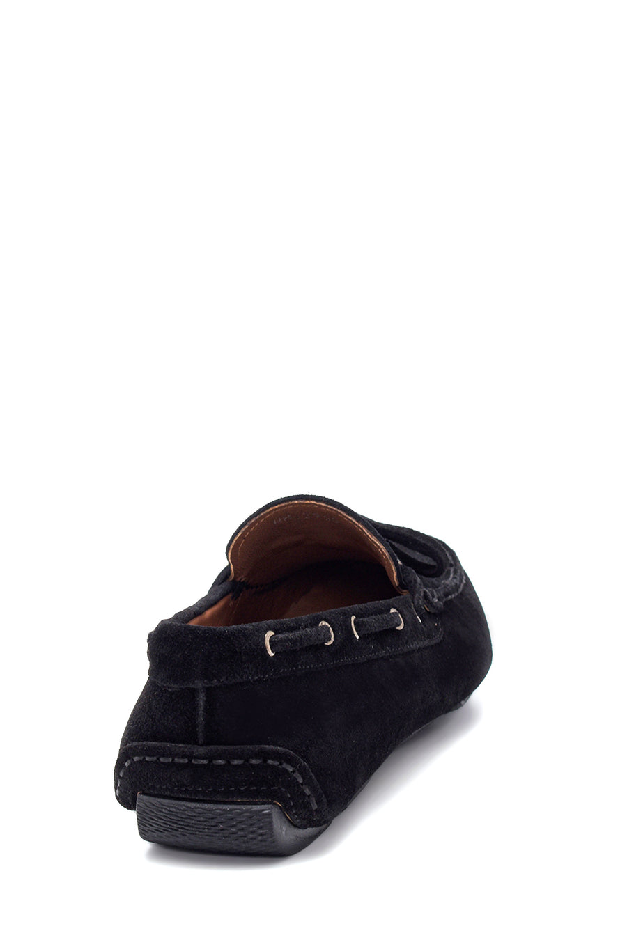 Erkek Siyah Süet Deri Casual Loafer