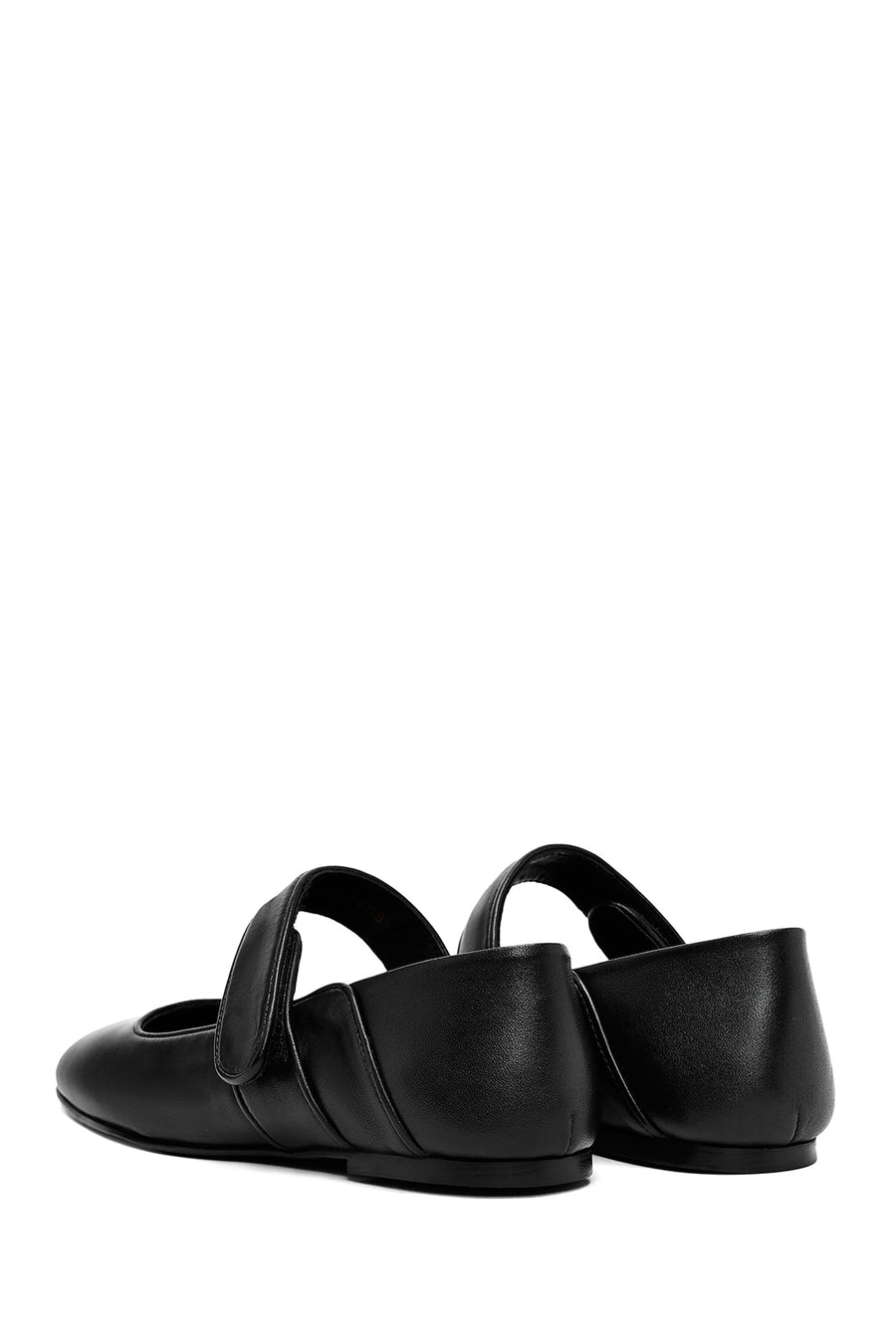 Women's Black Classic Leather Ballerinas
